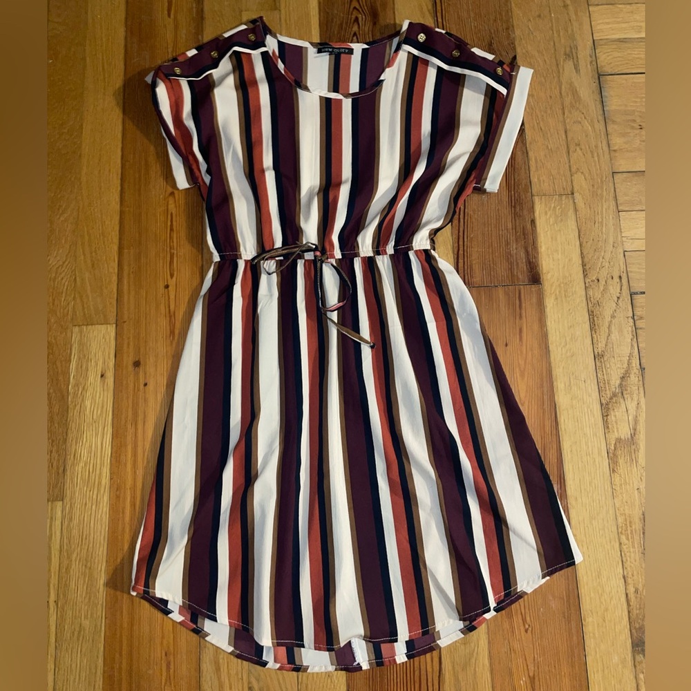 Women’s New Glory Striped Midi Dress